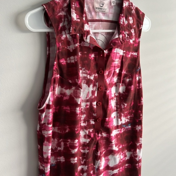 Multi-Colored Foray Sleeveless Polo - Picture 3 of 5